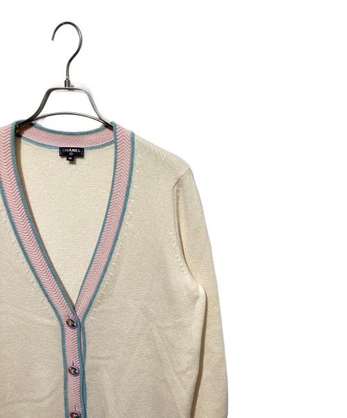 CHANEL（シャネル）CHANEL (シャネル) カシミヤカーディガン アイボリー サイズ:40の古着・服飾アイテム