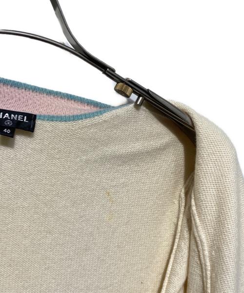 CHANEL（シャネル）CHANEL (シャネル) カシミヤカーディガン アイボリー サイズ:40の古着・服飾アイテム