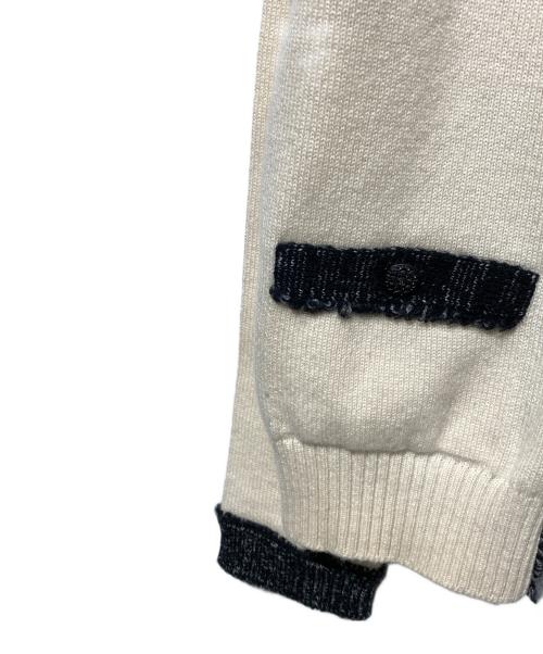 CHANEL（シャネル）CHANEL (シャネル) ココマークボタンカーディガン アイボリー サイズ:38の古着・服飾アイテム