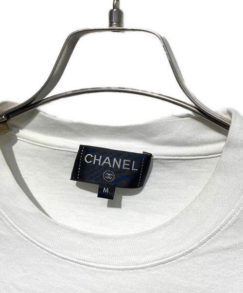 CHANEL（シャネル）CHANEL (シャネル) ココマークビジュープリトカットソー ホワイト サイズ:Mの古着・服飾アイテム