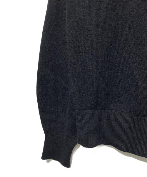 CHANEL（シャネル）CHANEL (シャネル) ラメプリントカシミヤニット ブラック×ゴールド サイズ:36の古着・服飾アイテム