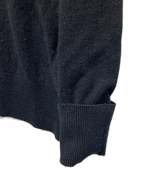 CHANEL（シャネル）CHANEL (シャネル) ラメプリントカシミヤニット ブラック×ゴールド サイズ:36の古着・服飾アイテム