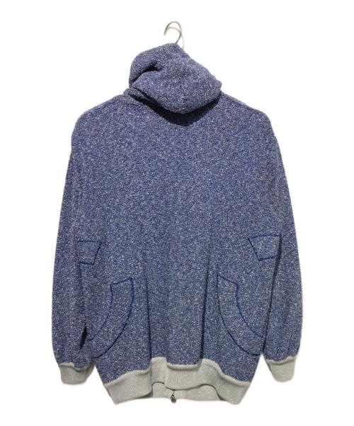 CHANEL（シャネル）CHANEL (シャネル) ココマーク刺繍ラメジップパーカー ネイビー サイズ:46の古着・服飾アイテム