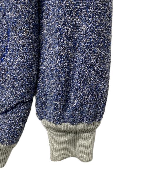 CHANEL（シャネル）CHANEL (シャネル) ココマーク刺繍ラメジップパーカー ネイビー サイズ:46の古着・服飾アイテム