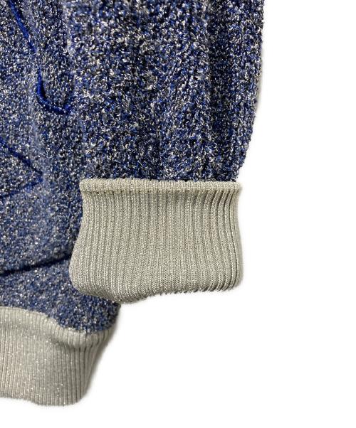 CHANEL（シャネル）CHANEL (シャネル) ココマーク刺繍ラメジップパーカー ネイビー サイズ:46の古着・服飾アイテム