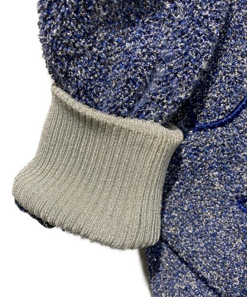 CHANEL（シャネル）CHANEL (シャネル) ココマーク刺繍ラメジップパーカー ネイビー サイズ:46の古着・服飾アイテム