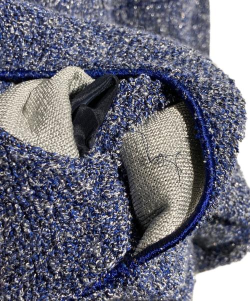 CHANEL（シャネル）CHANEL (シャネル) ココマーク刺繍ラメジップパーカー ネイビー サイズ:46の古着・服飾アイテム