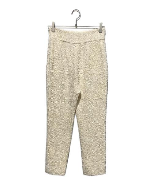 CHANEL（シャネル）CHANEL (シャネル) ポリミヤウール混パンツ アイボリー サイズ:36の古着・服飾アイテム