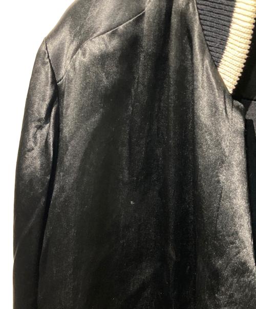 CHANEL（シャネル）CHANEL (シャネル) パールココボタン シルクサテンブルゾン ブラック サイズ:36の古着・服飾アイテム