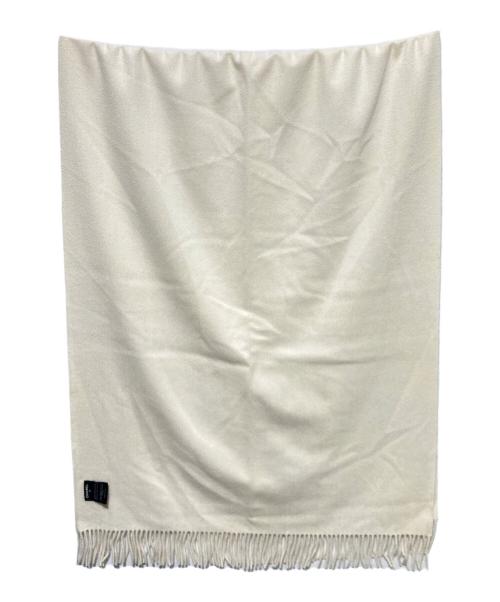 CHANEL（シャネル）CHANEL (シャネル) ココマークカシミヤ大判ストール ホワイトの古着・服飾アイテム