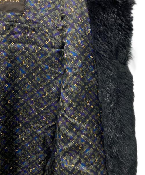 LOUIS VUITTON（ルイ ヴィトン）LOUIS VUITTON (ルイ ヴィトン) 10AW ラムスキンファーベスト ブラック サイズ:36の古着・服飾アイテム