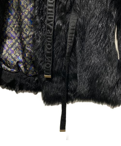 LOUIS VUITTON（ルイ ヴィトン）LOUIS VUITTON (ルイ ヴィトン) 10AW ラムスキンファーベスト ブラック サイズ:36の古着・服飾アイテム