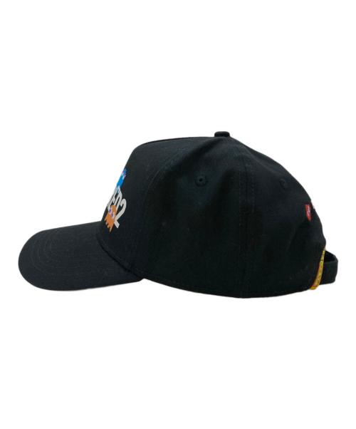 DSQUARED2（ディースクエアード）DSQUARED2 (ディースクエアード) PACMAN キャップ ブラックの古着・服飾アイテム