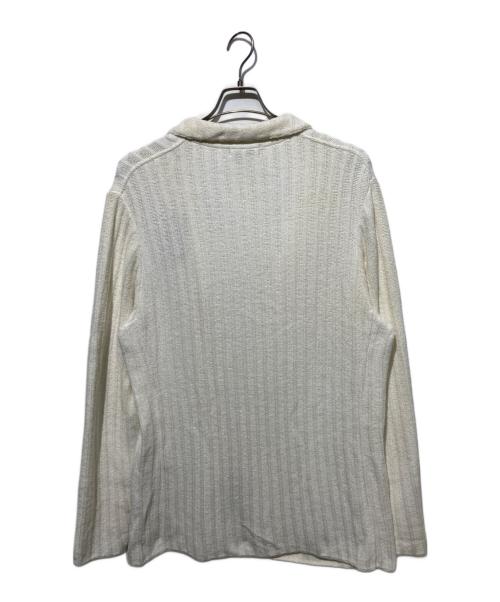 LARDINI（ラルディーニ）LARDINI (ラルディーニ) ニットテーラードジャケット ホワイト サイズ:XLの古着・服飾アイテム