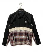 FRED PERRYフレッドペリー）の古着「PANELLED CABAN JACKET」｜ブラック