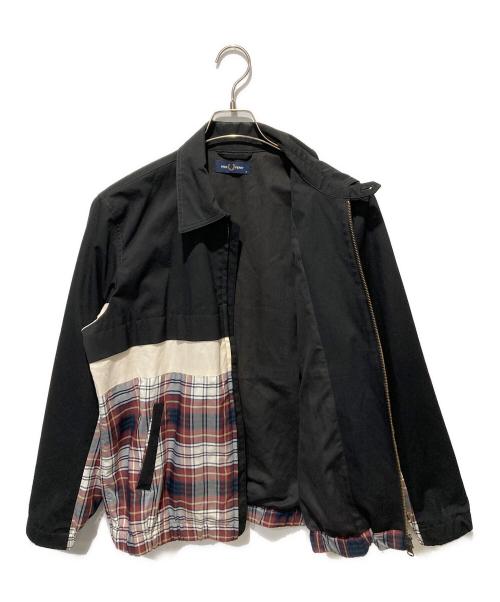 FRED PERRY（フレッドペリー）FRED PERRY (フレッドペリー) PANELLED CABAN JACKET ブラック サイズ:Mの古着・服飾アイテム