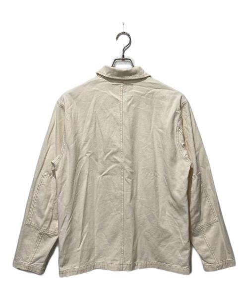 stussy（ステューシー）stussy (ステューシー) Canvas Shop カバーオールジャケット ベージュ サイズ:Mの古着・服飾アイテム