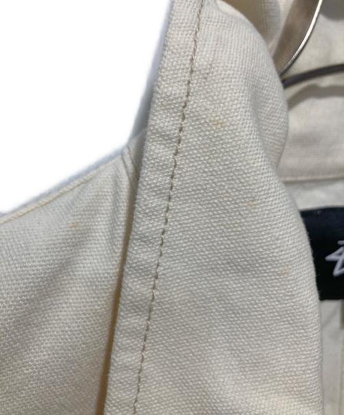 stussy（ステューシー）stussy (ステューシー) Canvas Shop カバーオールジャケット ベージュ サイズ:Mの古着・服飾アイテム