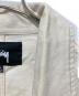 中古・古着 stussy (ステューシー) Canvas Shop カバーオールジャケット ベージュ サイズ:M：7000円