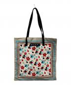 MARNIマルニ）の古着「花柄バンダナトートバッグ」｜ホワイト