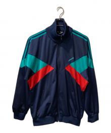 adidas（アディダス）の古着「ヴィンテージトラックジャケット」｜ネイビー×グリーン