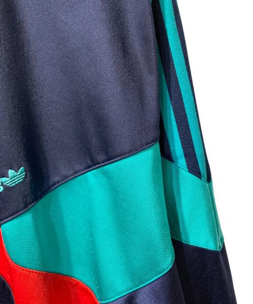 adidas（アディダス）adidas (アディダス) ヴィンテージトラックジャケット ネイビー×グリーン サイズ:不明の古着・服飾アイテム