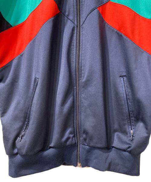 adidas（アディダス）adidas (アディダス) ヴィンテージトラックジャケット ネイビー×グリーン サイズ:不明の古着・服飾アイテム