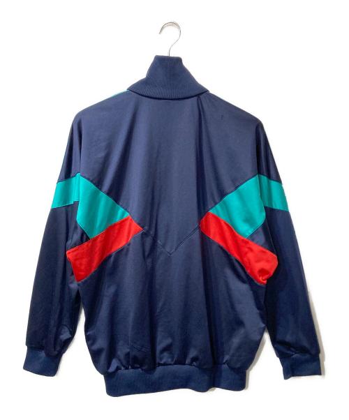 adidas（アディダス）adidas (アディダス) ヴィンテージトラックジャケット ネイビー×グリーン サイズ:不明の古着・服飾アイテム