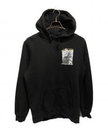 stussy（ステューシー）の古着「プリントパーカー」｜ブラック