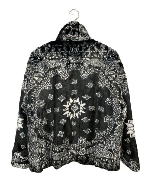 DANKE SCHON（ダンケ シェーン）DANKE SCHON (ダンケ シェーン) ペイズリーファーブルゾン ブラック サイズ:Lの古着・服飾アイテム