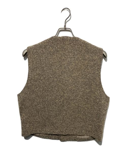 ISSEY MIYAKE MEN（イッセイミヤケメン）ISSEY MIYAKE MEN (イッセイミヤケメン) ウール混ベスト ベージュ サイズ:Mの古着・服飾アイテム
