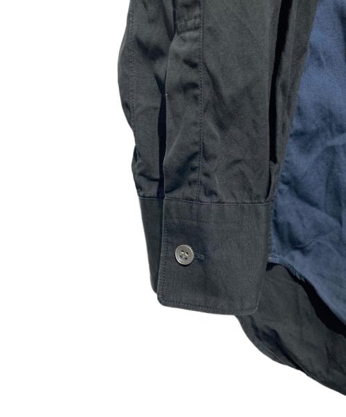 COMME des GARCONS SHIRT（コムデギャルソンシャツ）COMME des GARCONS SHIRT (コムデギャルソンシャツ) 切替シャツ ブラック×ネイビー サイズ:Sの古着・服飾アイテム
