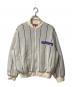 SUPREME（シュプリーム）の古着「Pinstripe Varsity Zip Up Sweater / ピンストライプ バーシティ ジップ アップ セーター」｜ブルー