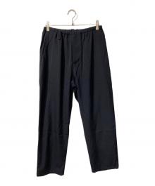 FOLL（フォル）の古着「washed wool gaba relax pants」｜ネイビー
