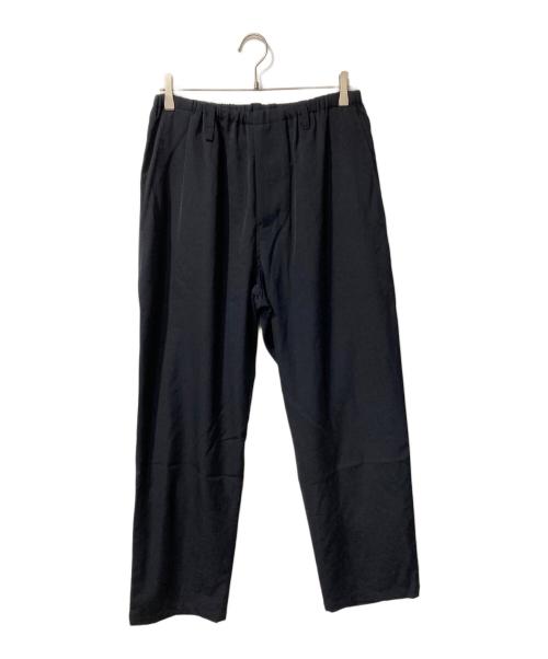 FOLL（フォル）FOLL (フォル) washed wool gaba relax pants ネイビー サイズ:2の古着・服飾アイテム