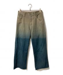 UNFOLLOW（アンフォロー）の古着「gradation bleach-dyed wardrobe jeans」｜インディゴ