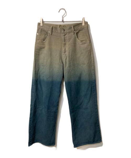 UNFOLLOW（アンフォロー）UNFOLLOW (アンフォロー) gradation bleach-dyed wardrobe jeans インディゴ サイズ:1の古着・服飾アイテム