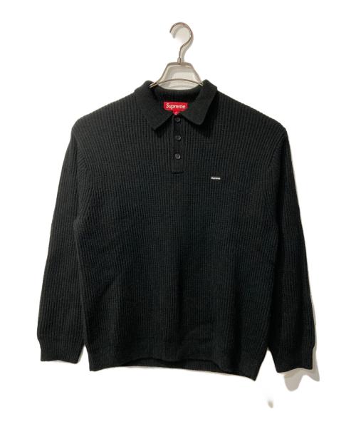 SUPREME（シュプリーム）SUPREME (シュプリーム) Small Box Polo Sweater ブラック サイズ:Mの古着・服飾アイテム