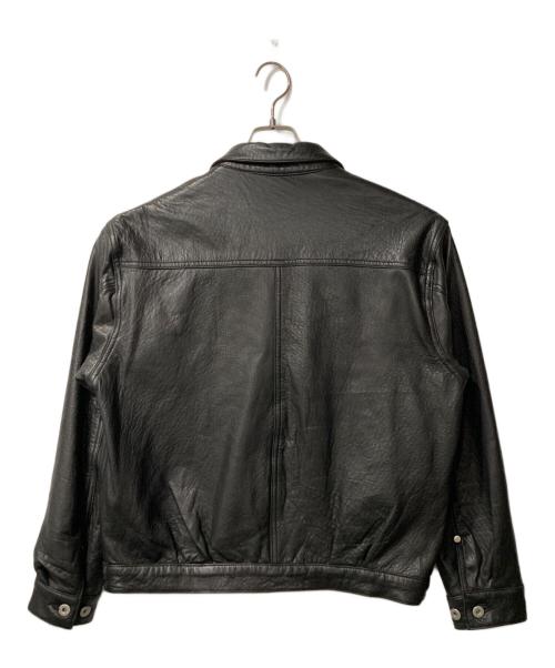 JOURNAL STANDARD（ジャーナルスタンダード）JOURNAL STANDARD (ジャーナルスタンダード) ニュージーランドラムレザートラッカージャケット ブラック サイズ:Ｍの古着・服飾アイテム