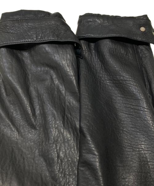 JOURNAL STANDARD（ジャーナルスタンダード）JOURNAL STANDARD (ジャーナルスタンダード) ニュージーランドラムレザートラッカージャケット ブラック サイズ:Ｍの古着・服飾アイテム