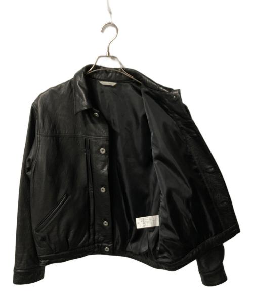 JOURNAL STANDARD（ジャーナルスタンダード）JOURNAL STANDARD (ジャーナルスタンダード) ニュージーランドラムレザートラッカージャケット ブラック サイズ:Ｍの古着・服飾アイテム
