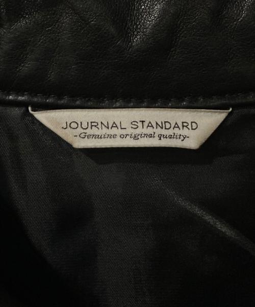 JOURNAL STANDARD（ジャーナルスタンダード）JOURNAL STANDARD (ジャーナルスタンダード) ニュージーランドラムレザートラッカージャケット ブラック サイズ:Ｍの古着・服飾アイテム