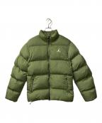 JORDANジョーダン）の古着「ESS POLY PUFFER JACKET / ESS ポリー パファー ジャケット」｜グリーン