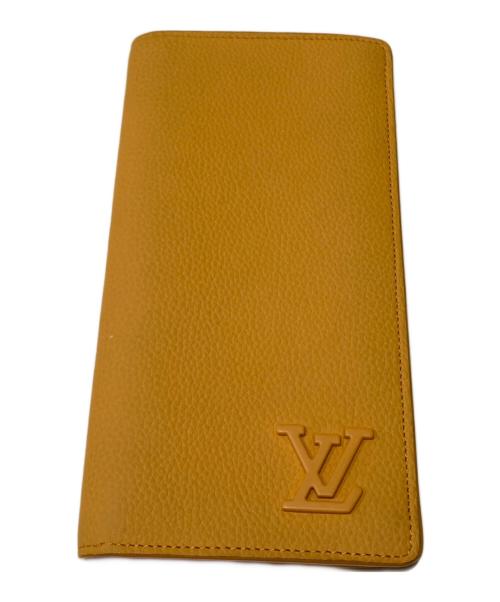 LOUIS VUITTON（ルイ ヴィトン）LOUIS VUITTON (ルイ ヴィトン) アエログラム ポルトフォイユ ブラザNM イエローの古着・服飾アイテム