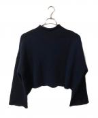 L'appartementアパルトモン）の古着「Short Knit Pullove」｜ネイビー