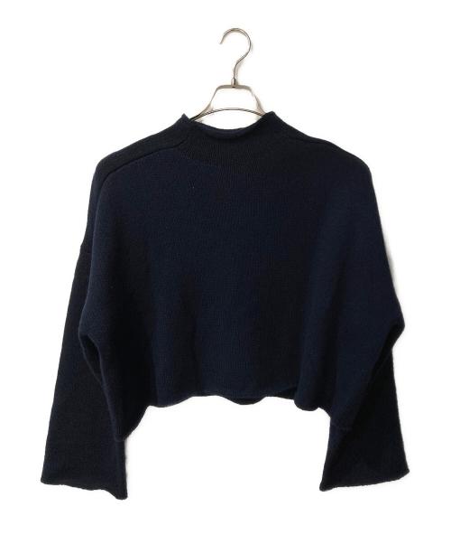 L'appartement（アパルトモン）L'Appartement (アパルトモン) Short Knit Pullove ネイビー サイズ:ＦＲＥＥの古着・服飾アイテム