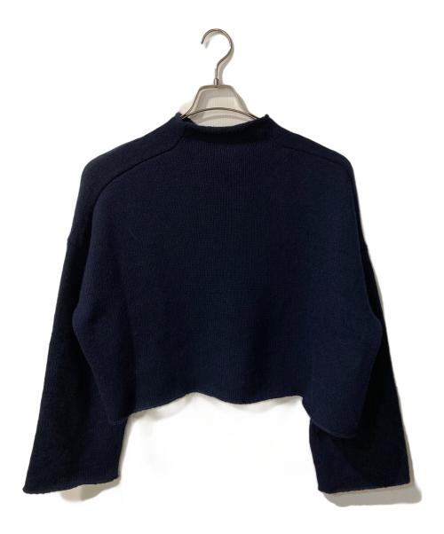 L'appartement（アパルトモン）L'Appartement (アパルトモン) Short Knit Pullove ネイビー サイズ:ＦＲＥＥの古着・服飾アイテム