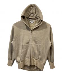 L'appartement×Americana（アパルトモン×アメリカーナ）の古着「AMERICANA WIDE FULLZIP HOODIE」｜ベージュ