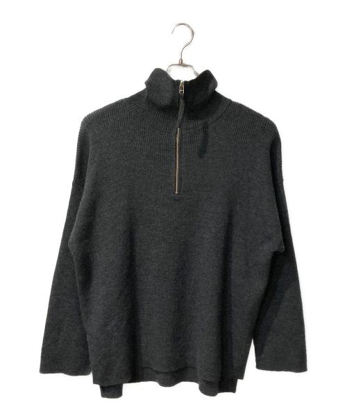 GOOD GRIEF!（グッドグリーフ）GOOD GRIEF! (グッドグリーフ) Knit Zipped Pullover グレー サイズ:freeの古着・服飾アイテム