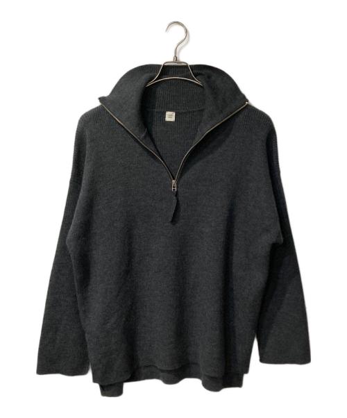 GOOD GRIEF!（グッドグリーフ）GOOD GRIEF! (グッドグリーフ) Knit Zipped Pullover グレー サイズ:freeの古着・服飾アイテム